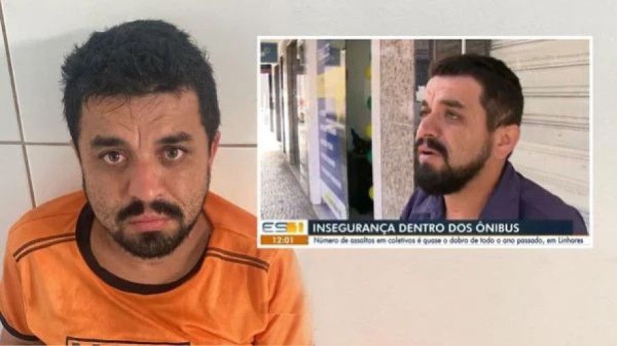 Homem reclama de insegurança em Linhares durante entrevista e é preso dias depois por furto no ES